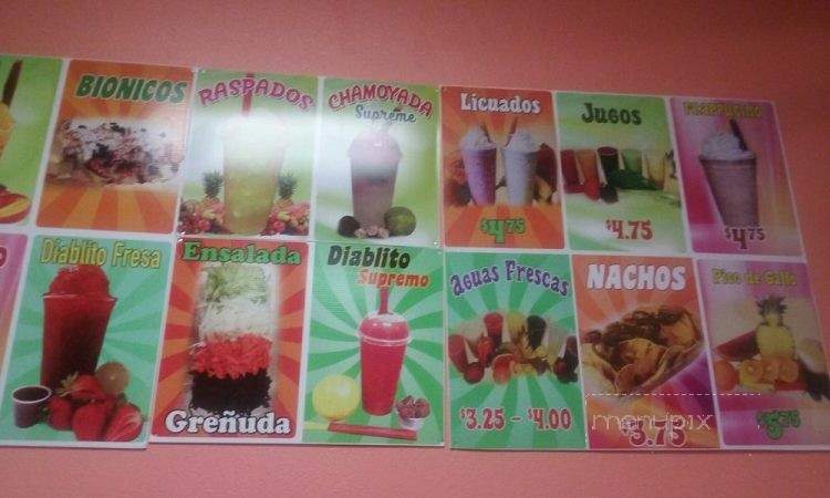 Raspados Supreme - Rialto, CA menu_pic