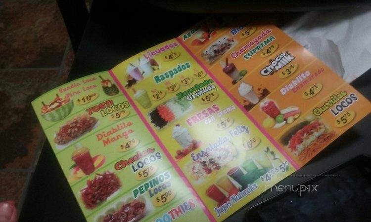 Raspados Supreme - Rialto, CA menu_pic