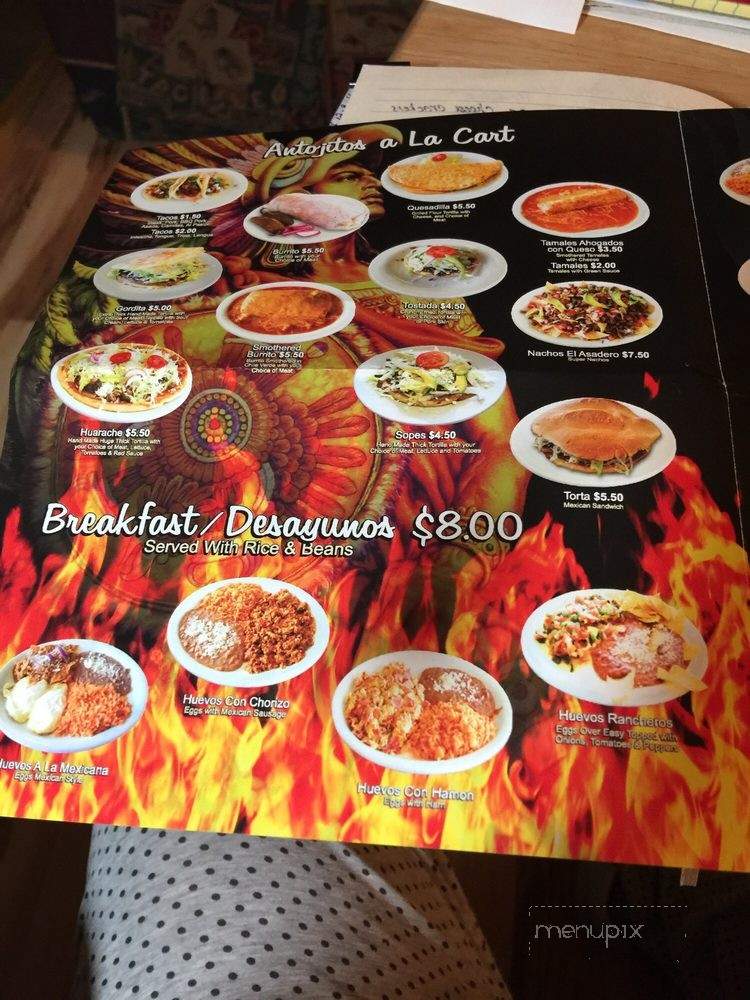 El Asadero - South Salt Lake, UT menu_pic