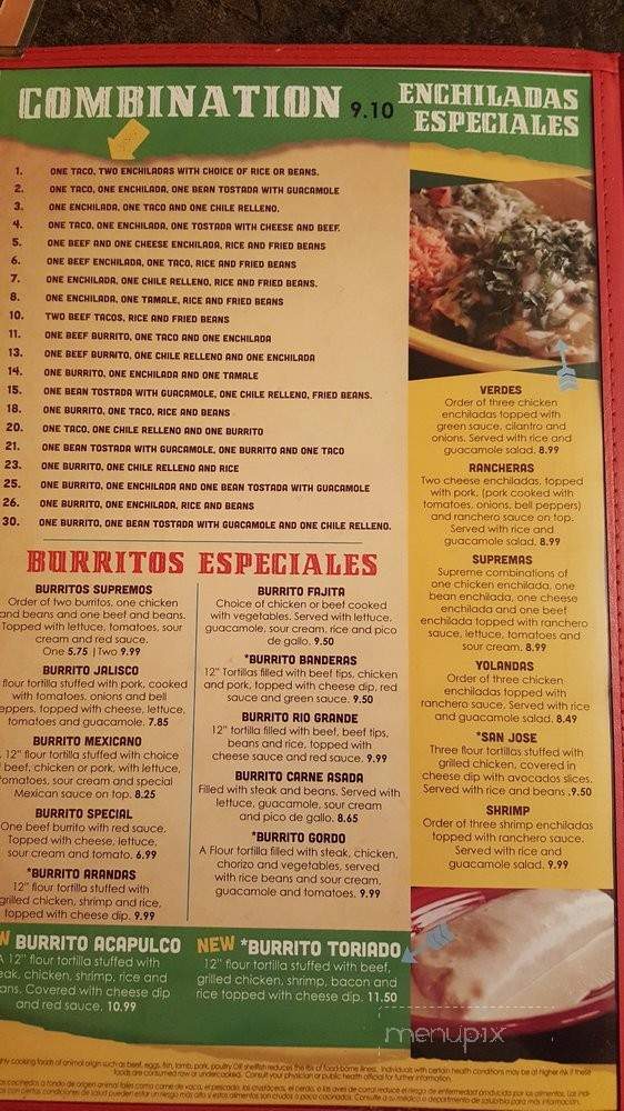 El Maguey - Maryville, MO menu_pic