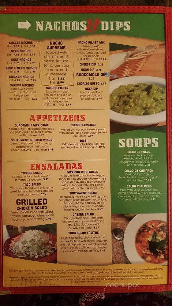 El Maguey - Maryville, MO menu_pic
