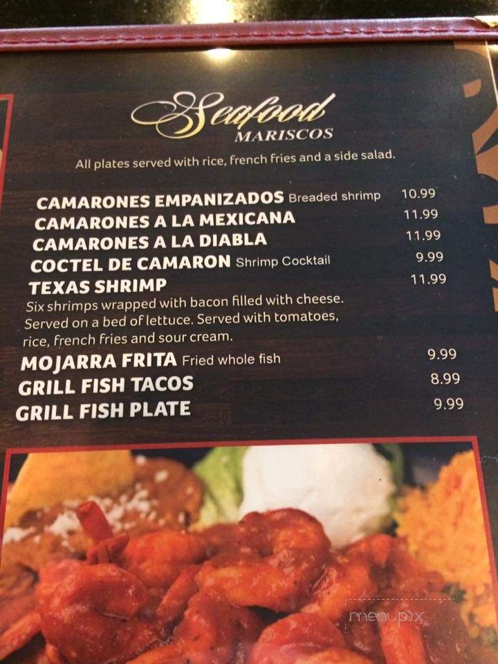 El Charro - Marlin, TX menu_pic
