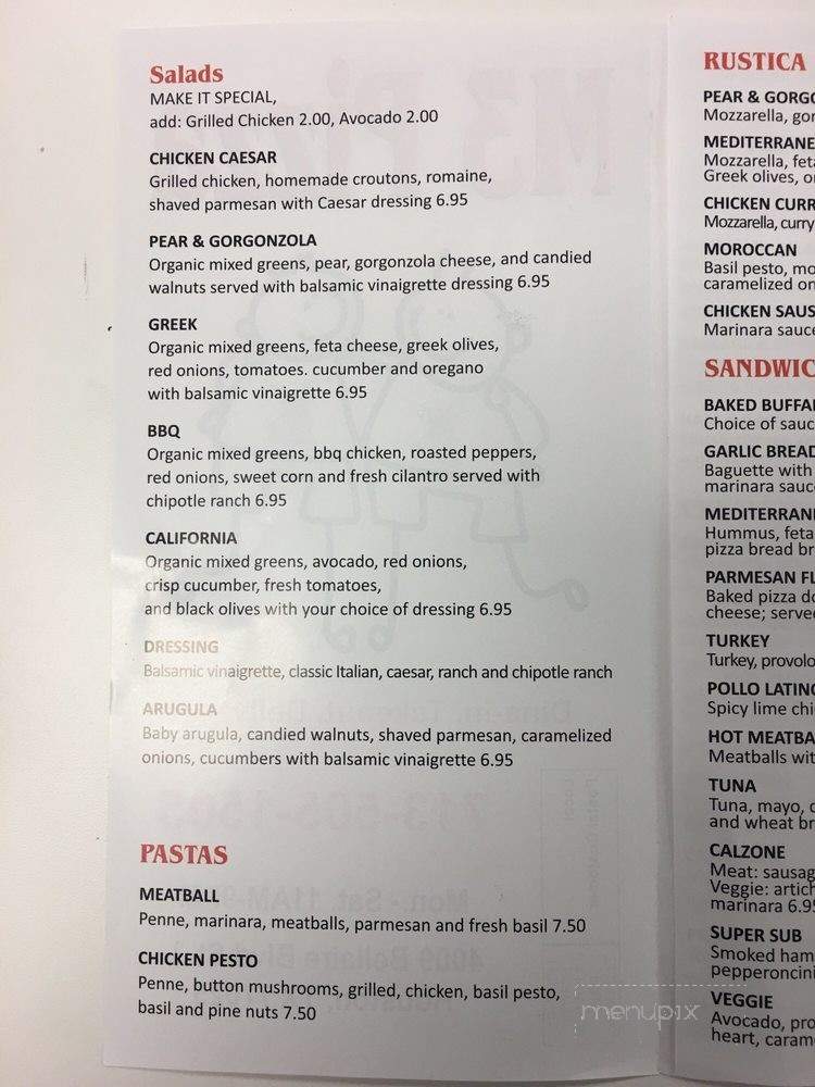 M3 Pizza - Houston, TX menu_pic