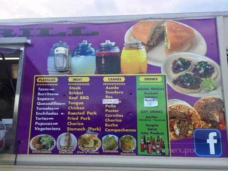 Latin Grill - Carrboro, NC menu_pic