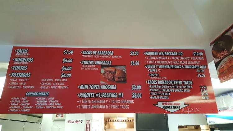 /29112226/Tortas-Ahogadas-Menu-Oakley-CA - Oakley, CA