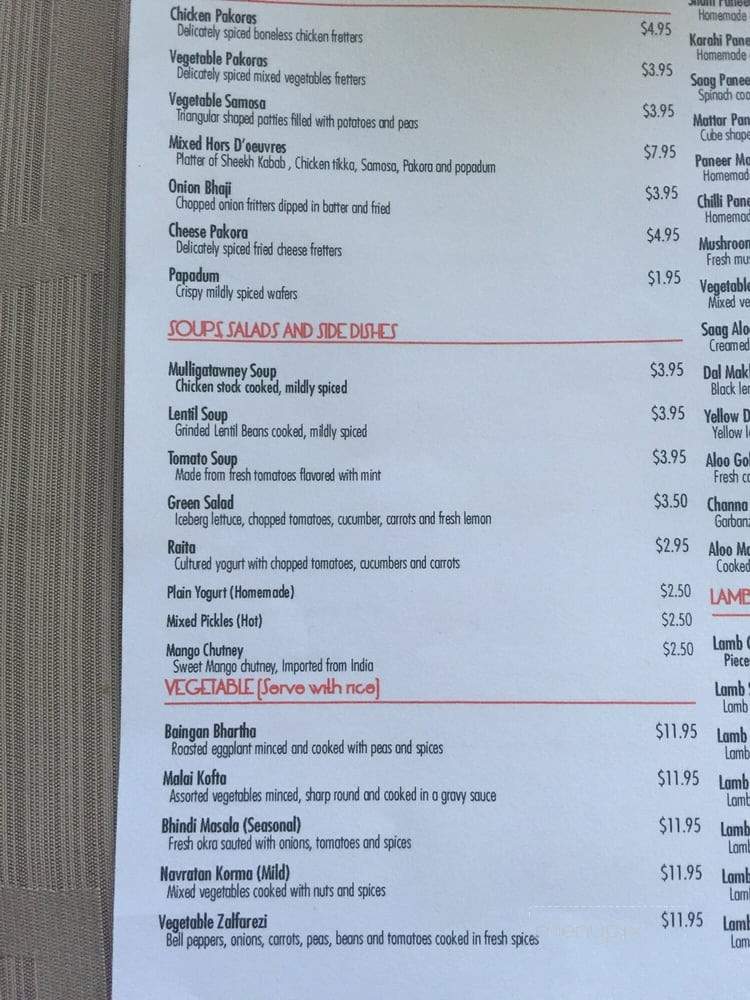 Flavor of Punjab - Long Beach, CA menu_pic