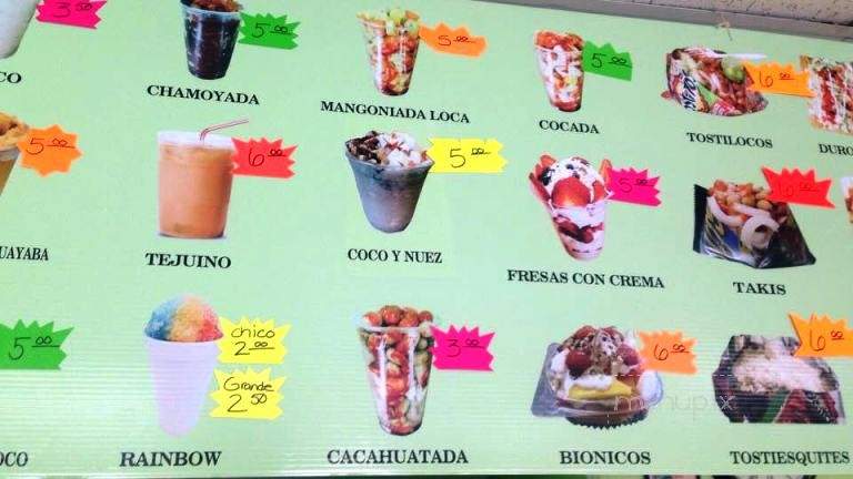 /29113325/Raspados-Acapulco-Menu-Farmersville-CA - Farmersville, CA