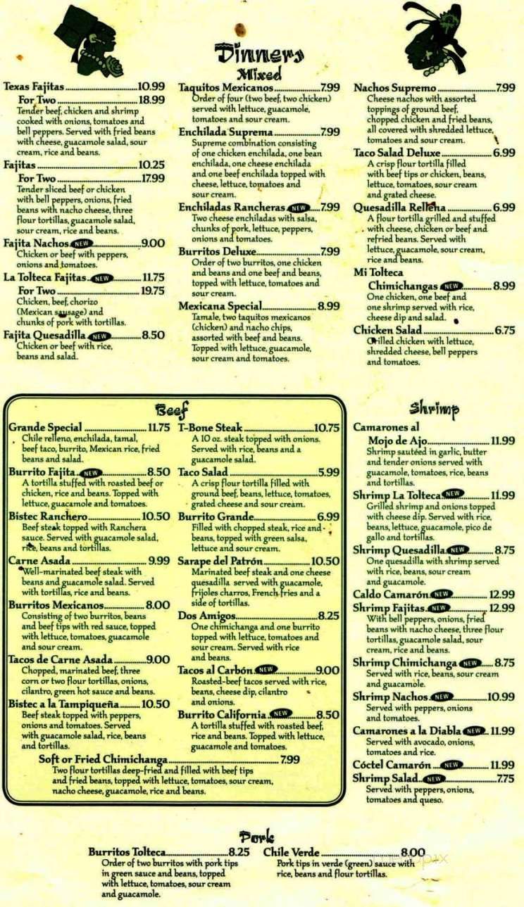 /29114018/La-Tolteca-Menu-Boonville-MO - Boonville, MO