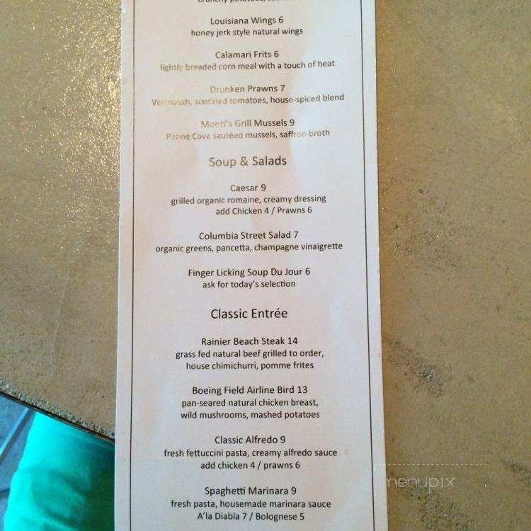 Beacon Grill - Seattle, WA menu_pic