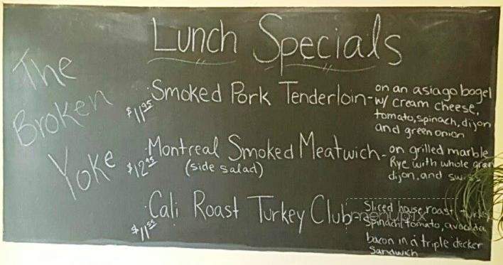 The Broken Yoke - Cambridge, VT menu_pic