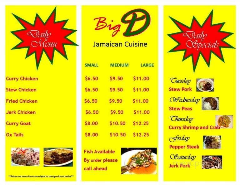 /29123744/Big-D-Jamaican-Cuisine-Springfield-MA - Springfield, MA