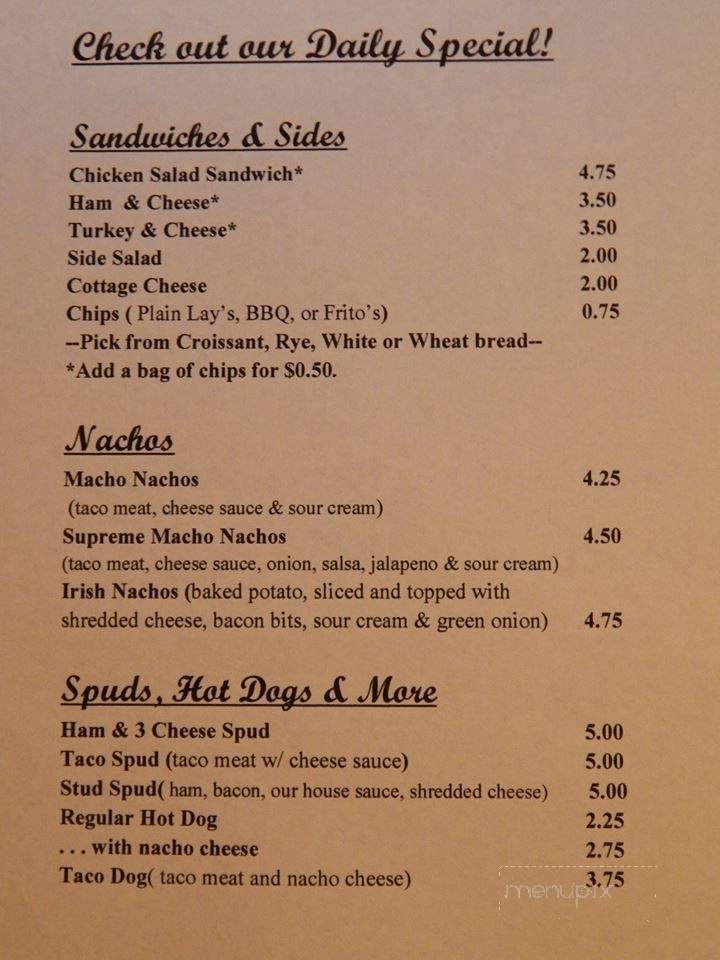 The Mason Jar Cafe - Sedalia, MO menu_pic
