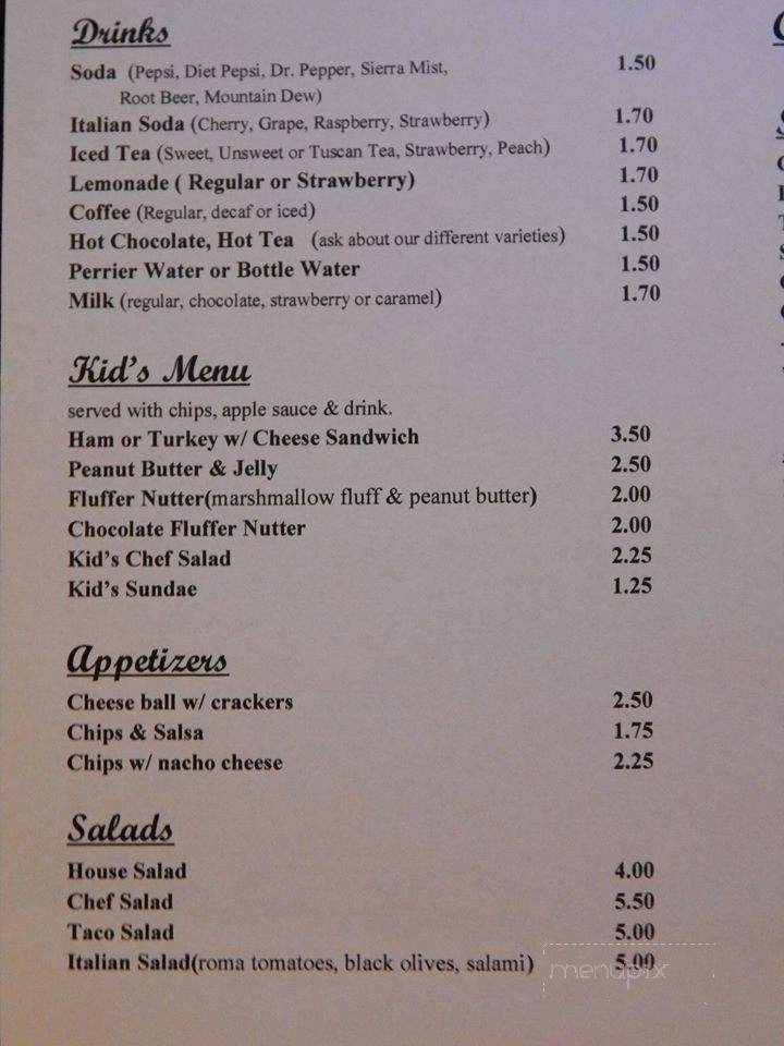 The Mason Jar Cafe - Sedalia, MO menu_pic