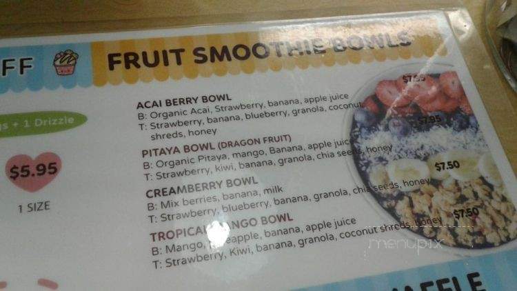 Creamberry - Las Vegas, NV menu_pic