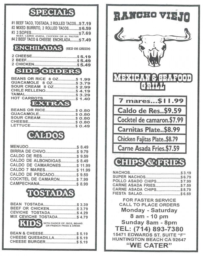 /29132724/Rancho-Viejo-Mexican-and-Seafood-Huntington-Beach-CA - Huntington Beach, CA