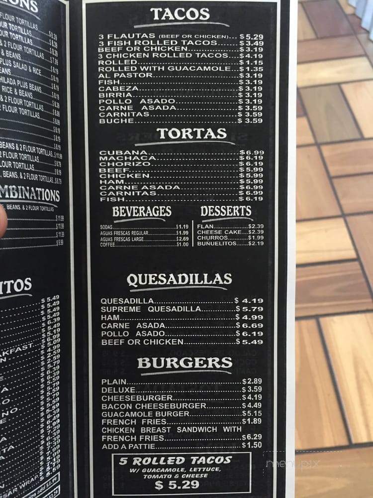 Rancho Viejo Mexican & Seafood - Huntington Beach, CA menu_pic