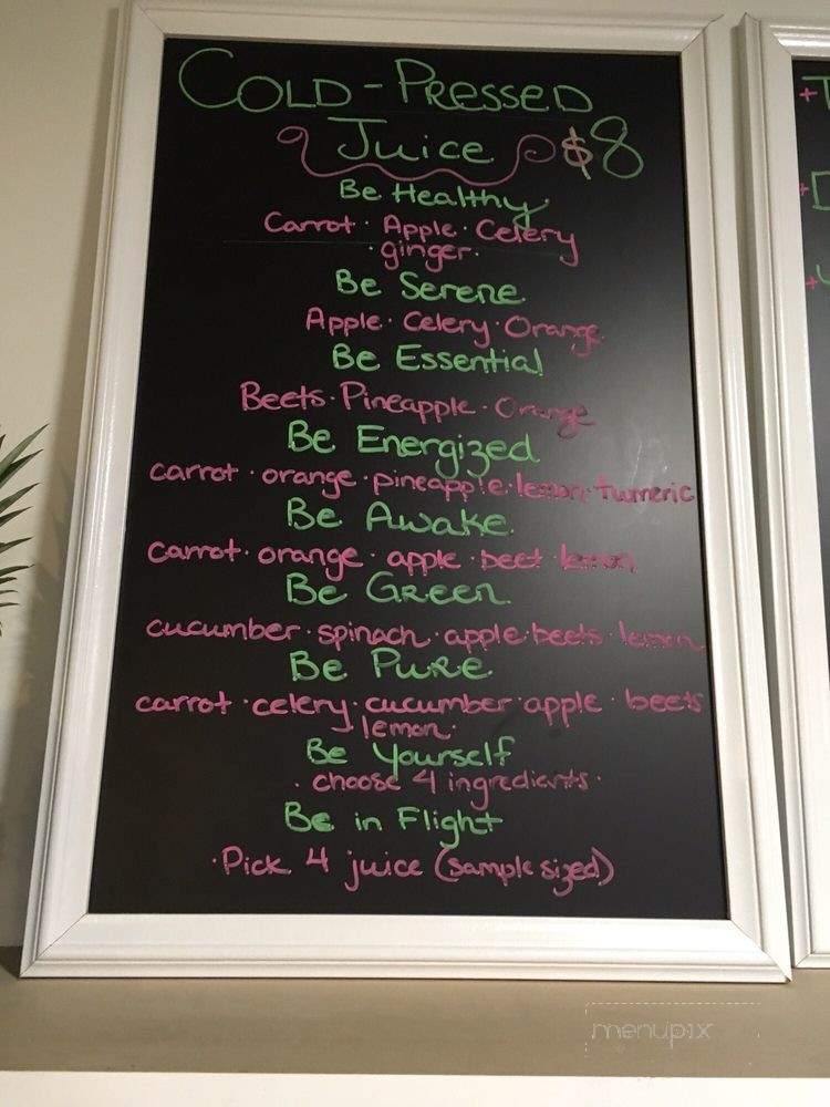 Be Juice'd - Chicago, IL menu_pic