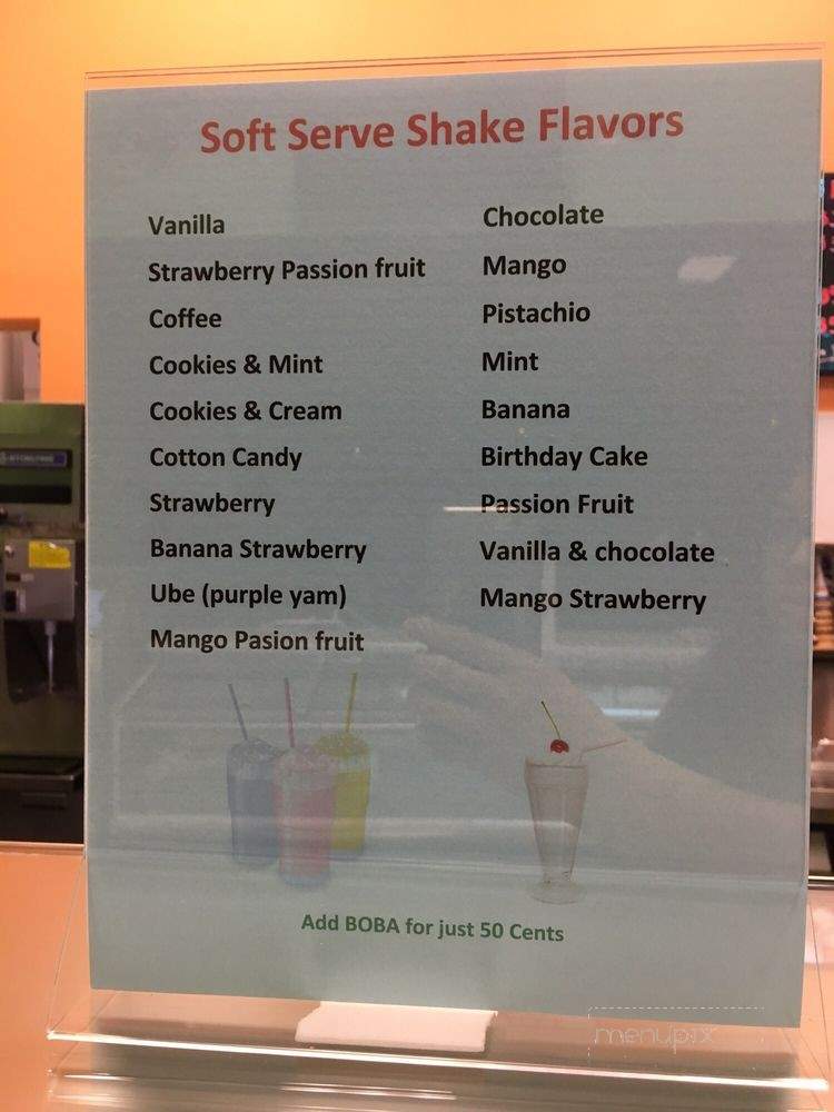 Asia Creamery - Las Vegas, NV menu_pic