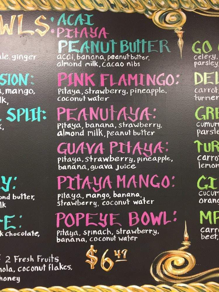 Tru Nature Juice Bar - Ocoee, FL menu_pic