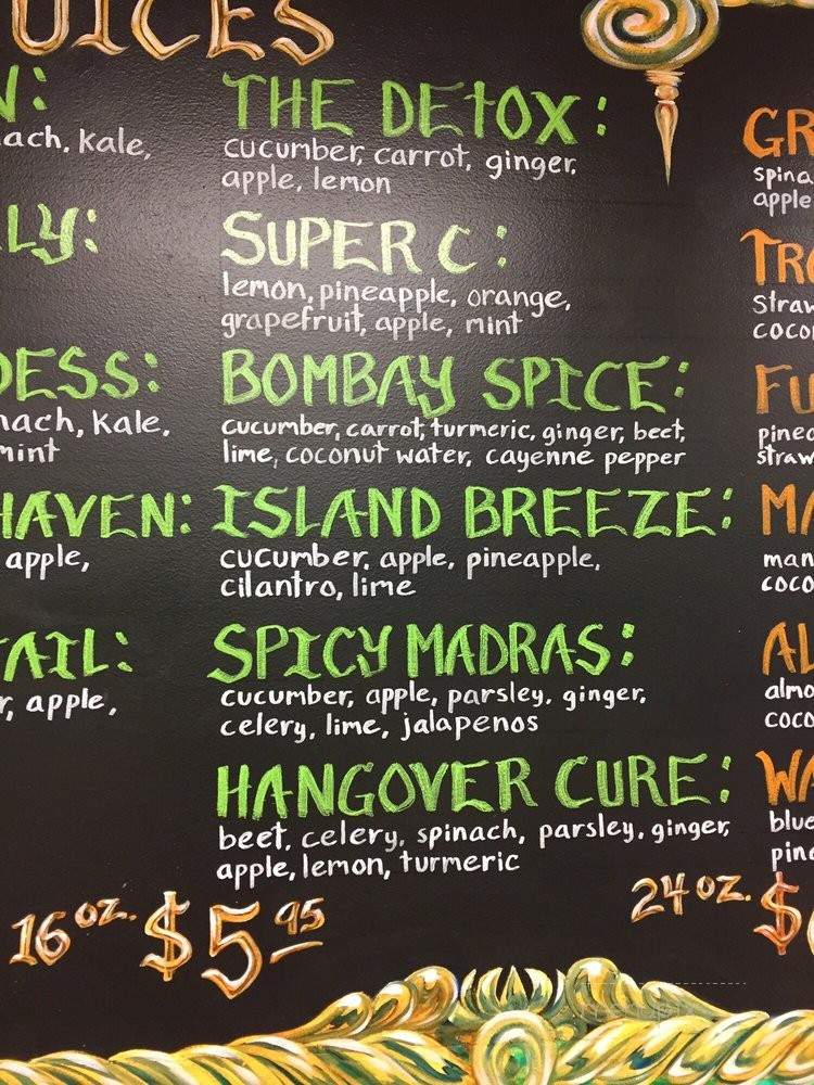 Tru Nature Juice Bar - Ocoee, FL menu_pic
