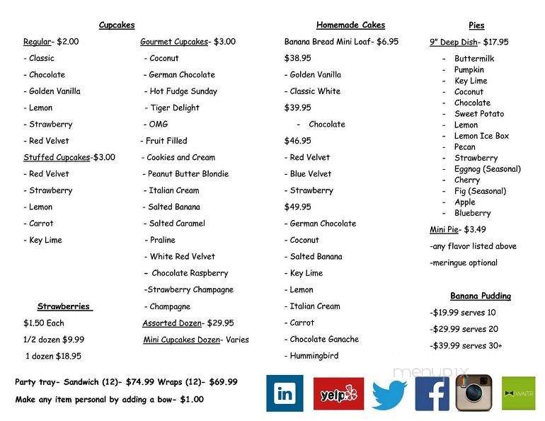 A Spoonful of Sugar - Lake Charles, LA menu_pic