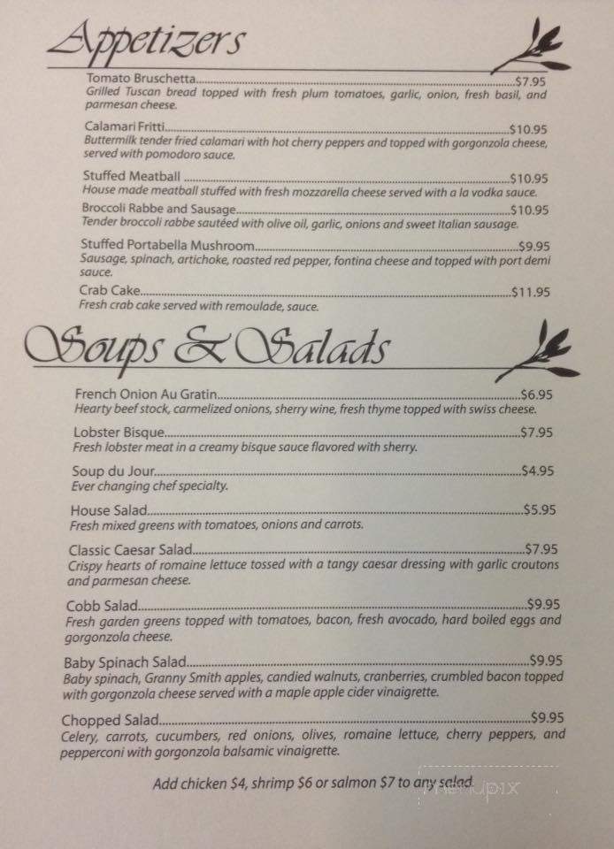 Cafe Thirty Three - Prospect, CT menu_pic