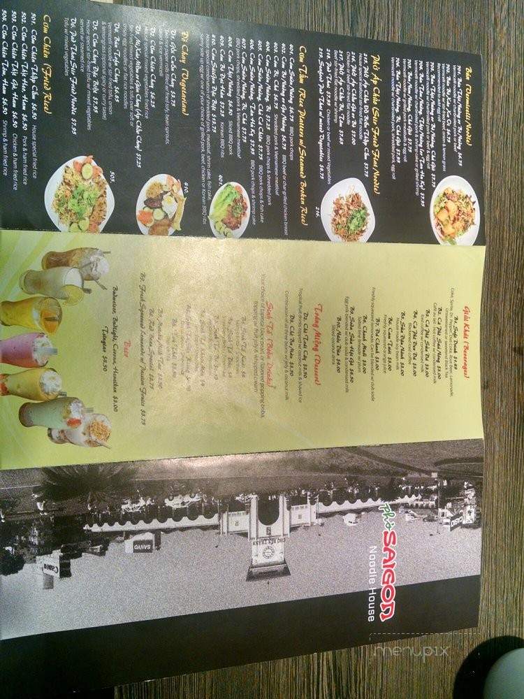 Pho Saigon Noodle House 2 - Salt Lake City, UT menu_pic