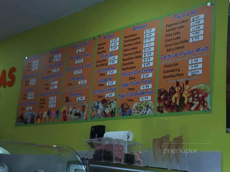 Lokuras - Las Vegas, NV menu_pic