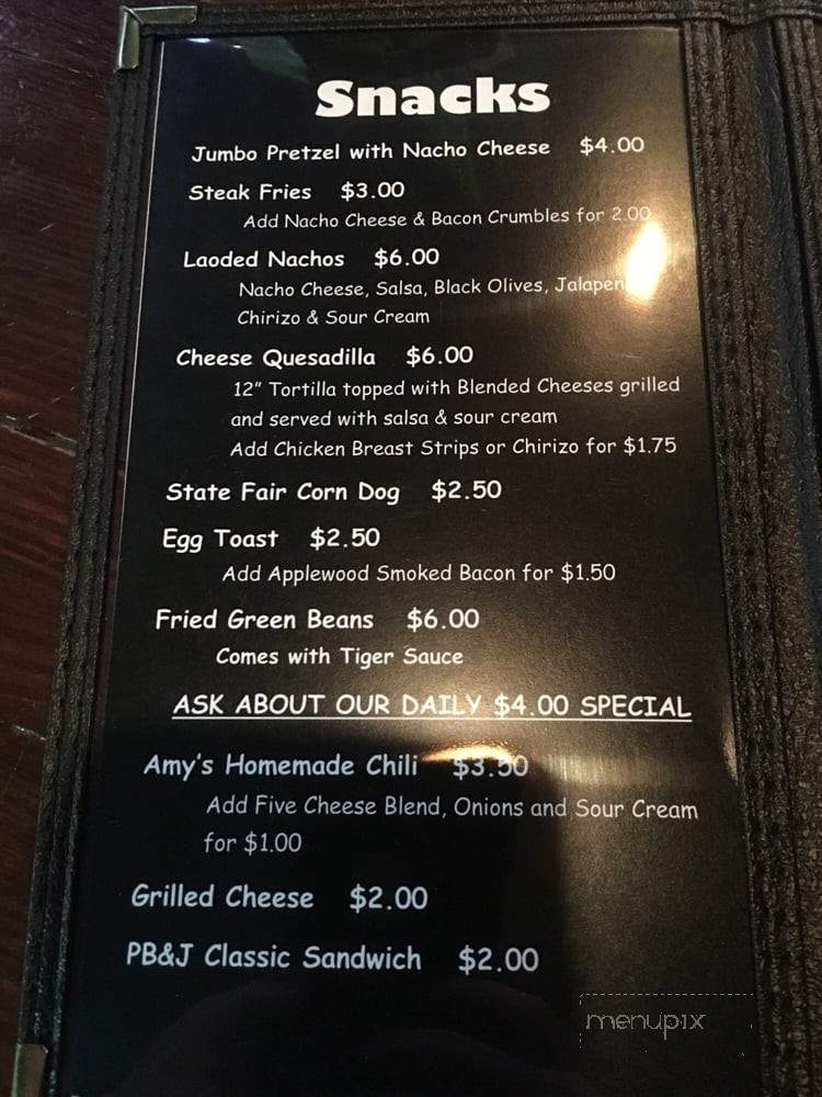 Amy Z's - Louisville, KY menu_pic