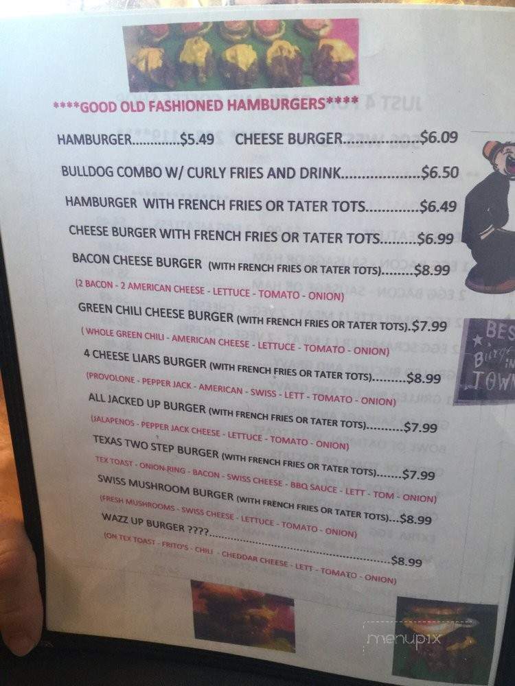 Just For Fun Cafe - Plainview, TX menu_pic