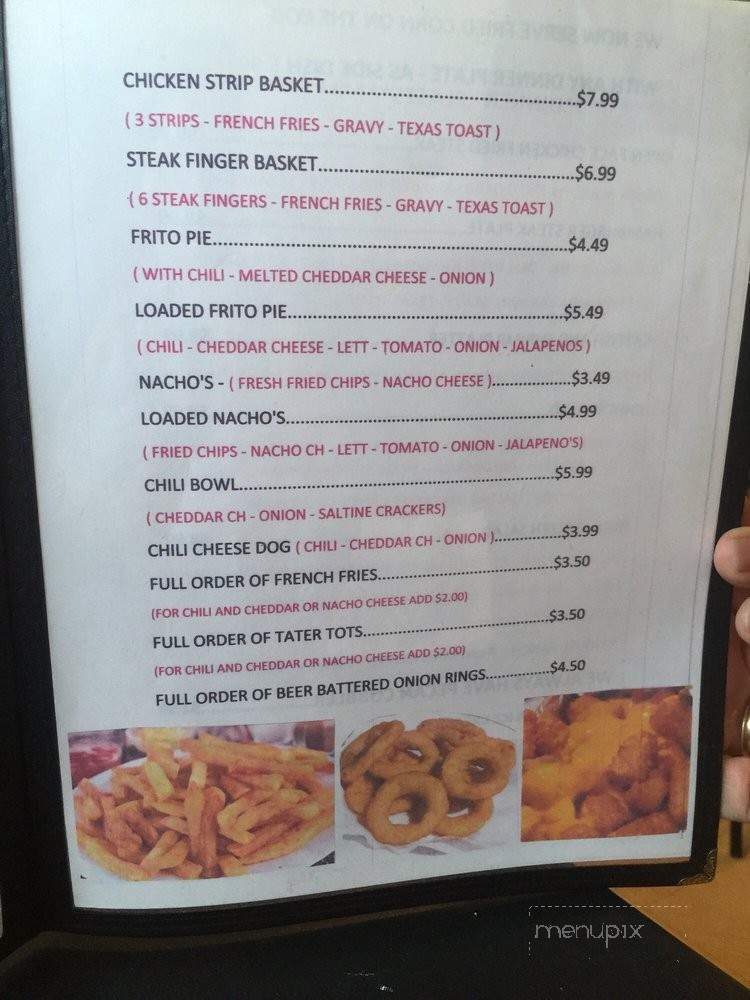 Just For Fun Cafe - Plainview, TX menu_pic