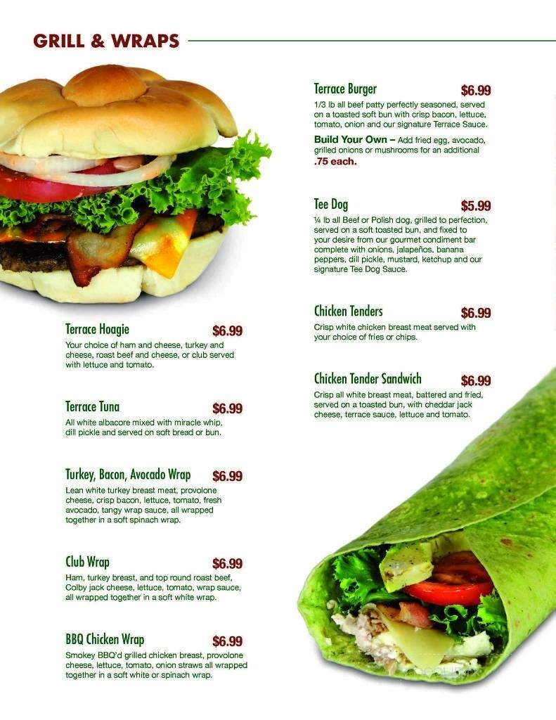 The Terrace at Hobble Creek - Springville, UT menu_pic