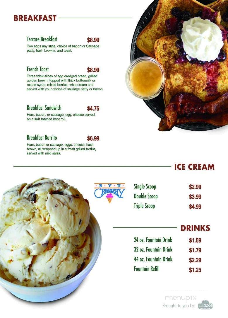 The Terrace at Hobble Creek - Springville, UT menu_pic