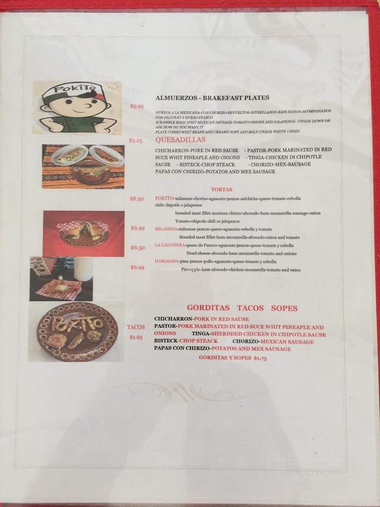 Pokito LUNCH - Dallas, TX menu_pic
