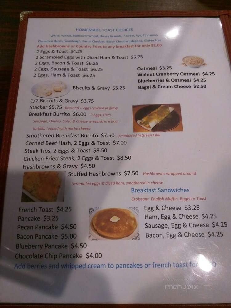 Daily Bread Bakery and Cafe - Hot Springs, SD menu_pic