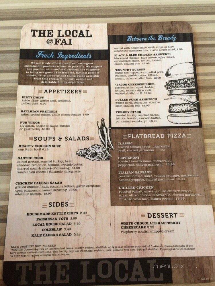 The Local - San Clemente, CA menu_pic