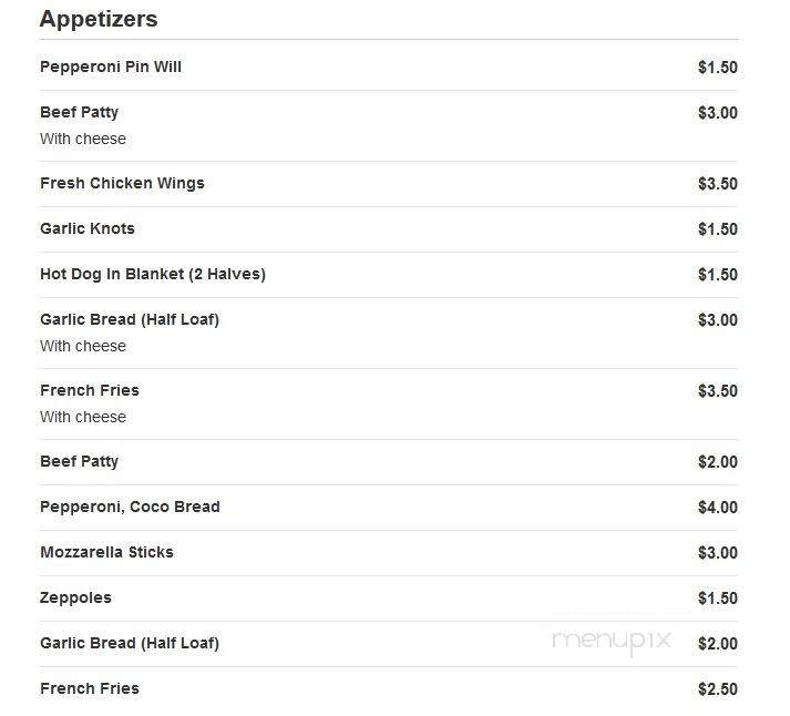 Xochil Pizzeria - Sunset Park, NY menu_pic