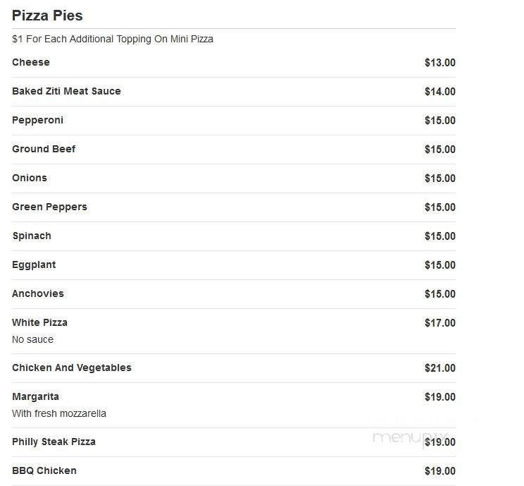 Xochil Pizzeria - Sunset Park, NY menu_pic