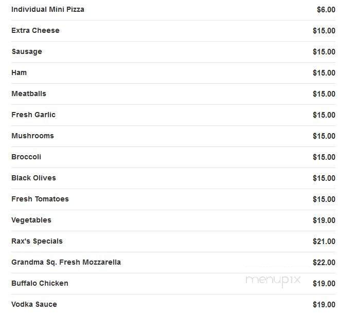 Xochil Pizzeria - Sunset Park, NY menu_pic