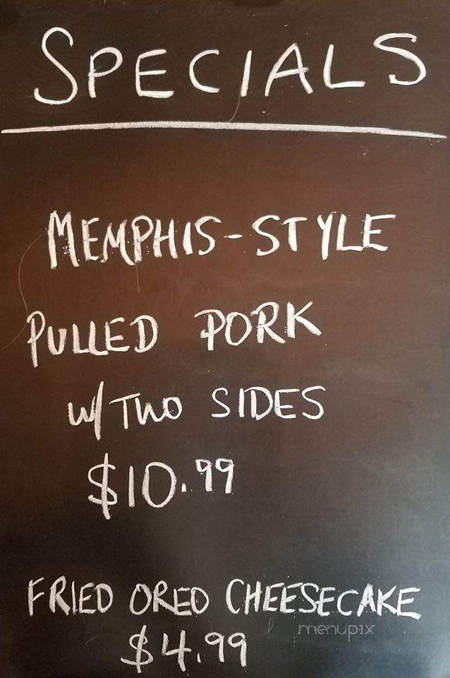 Bull Daddy's Restaurant, Bar, and Gameroom - Appomattox, VA menu_pic