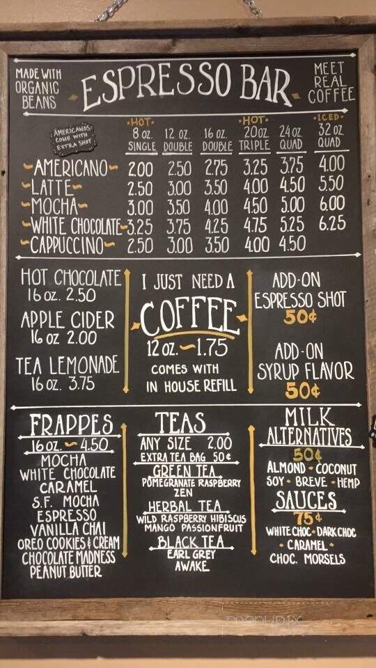 The Loft Coffee Bar - Everett, WA menu_pic