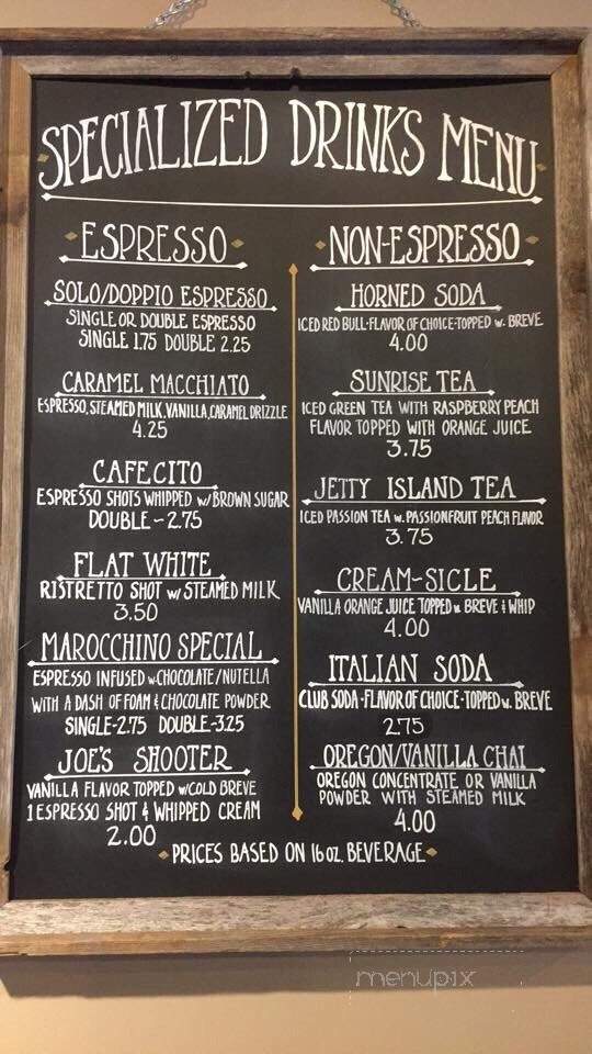 The Loft Coffee Bar - Everett, WA menu_pic