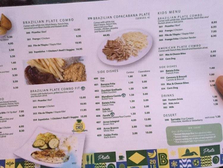 Brazilian Plate House - Torrance, CA menu_pic