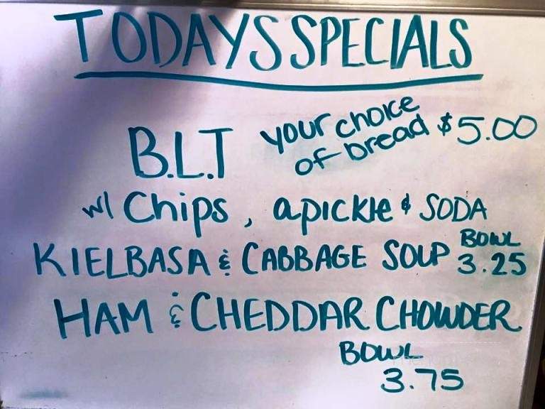 Berube's Roadside Kitchen - Sterling, MA menu_pic