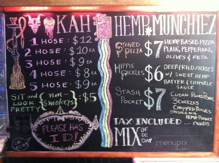 Rockn Willys Tea & Hookah Lounge - Stroudsburg, PA menu_pic