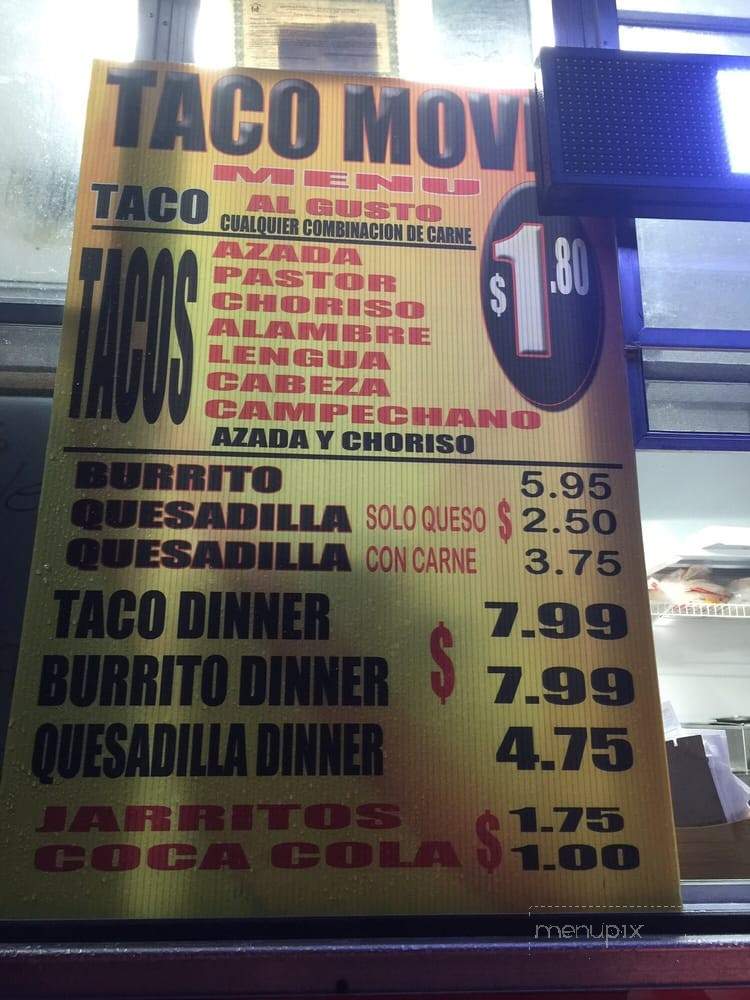 Taco Movil - Oswego, IL menu_pic