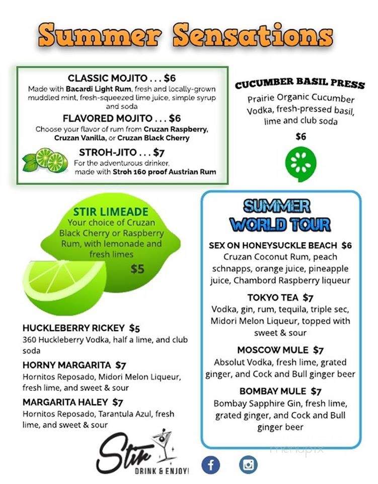 Stir - Philadelphia, PA menu_pic