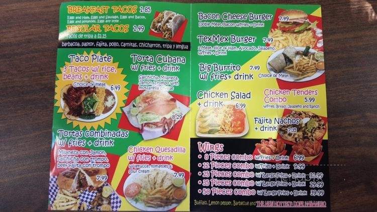 Balch Springs Tacos - Balch Springs, TX menu_pic