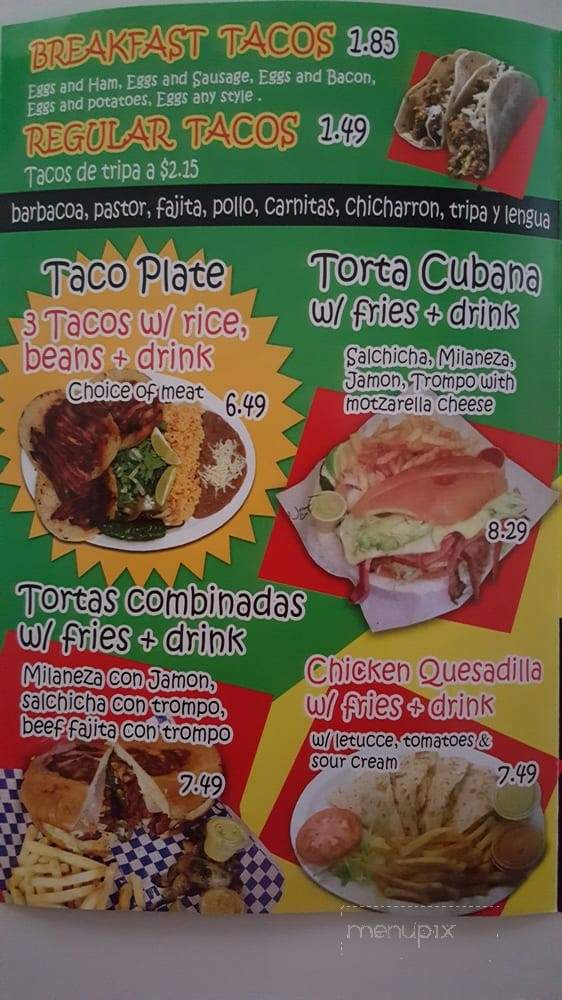 Balch Springs Tacos - Balch Springs, TX menu_pic