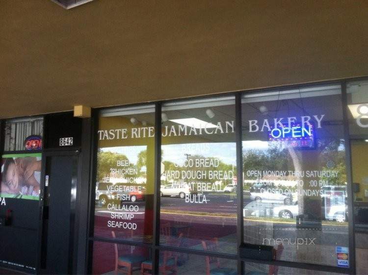 Taste Rite Jamaican Bakery - Sunrise, FL menu_pic